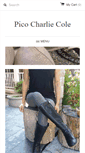 Mobile Screenshot of picocharliecole.com