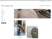 Tablet Screenshot of picocharliecole.com